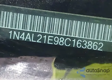 2008 Nissan Altima 2.5 S z USA, uszkodzony, nr VIN 1N4AL21E98C163862